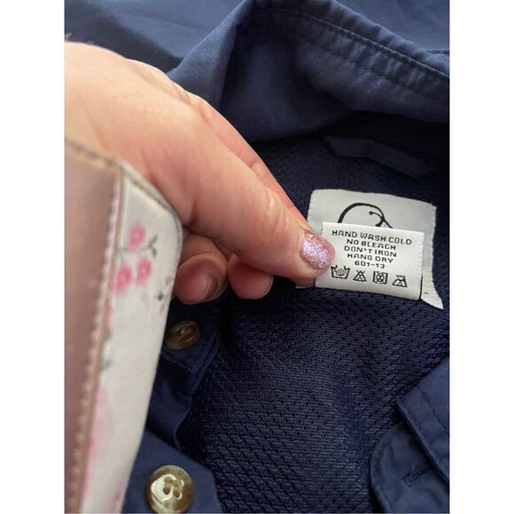 Ducks Unlimited Mens Baby Blue Short Sleeve Button Down Shirt Large - Picture 9 of 13